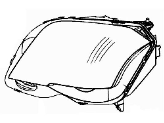 2048208859 Scheinwerfer für MERCEDES-BENZ GLK-Klasse (X204)