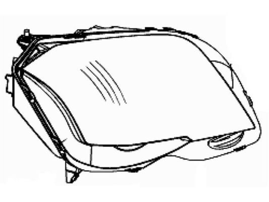 2048208959 Scheinwerfer für MERCEDES-BENZ GLK-Klasse (X204)