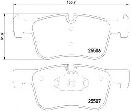 34116850568 BMW Bremsplatte Einfache Installation Automatikbremssystem Langlebig