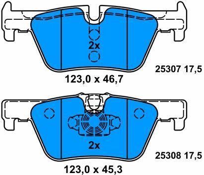 34216850569 Automobilbremsbelagersatz für BMW 1 F20 und 2 Coupé F22