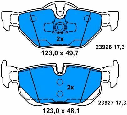 Hochfeste 34216767150 BMW-Bremsteile für BMW X1 E84 und 3 Touring E91