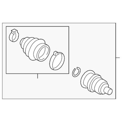 3QF498099B Getriebeteile C.V. Verbindung