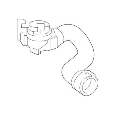 2385011200 Kühlmittelbehälter Überlaufschlauch flexibel für den Kühlradiator des Motors