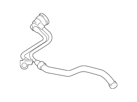 2575010100 Motorteile Kühlwasserrohr für
