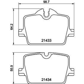 BMW 34206888832 Chassis-Teile Bremspad-Set